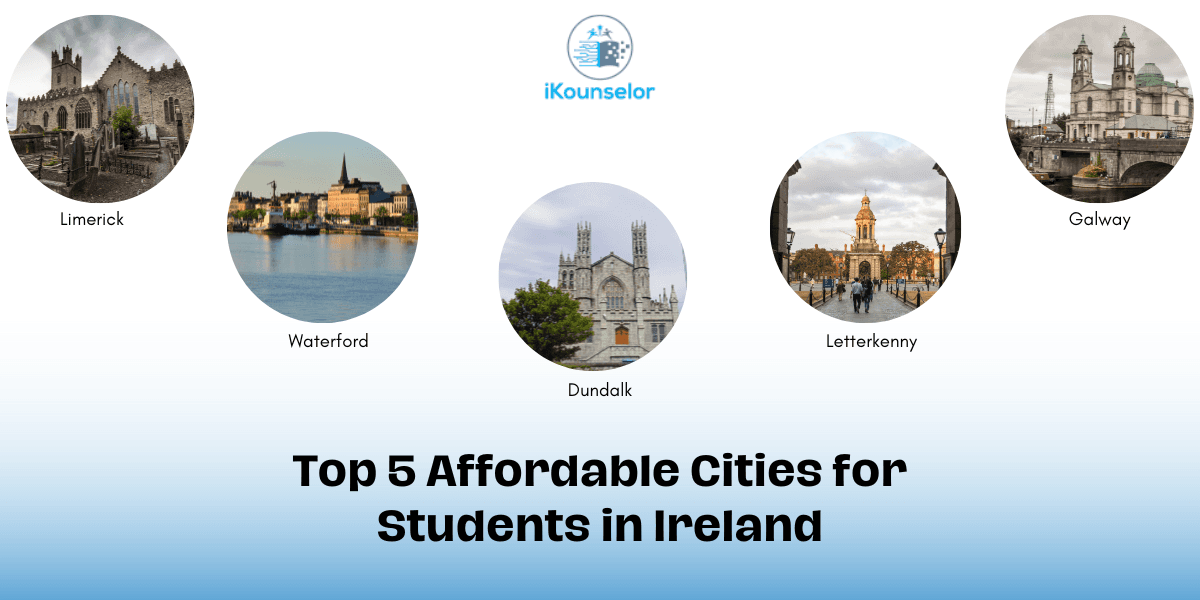 Affordable cities for students in Ireland